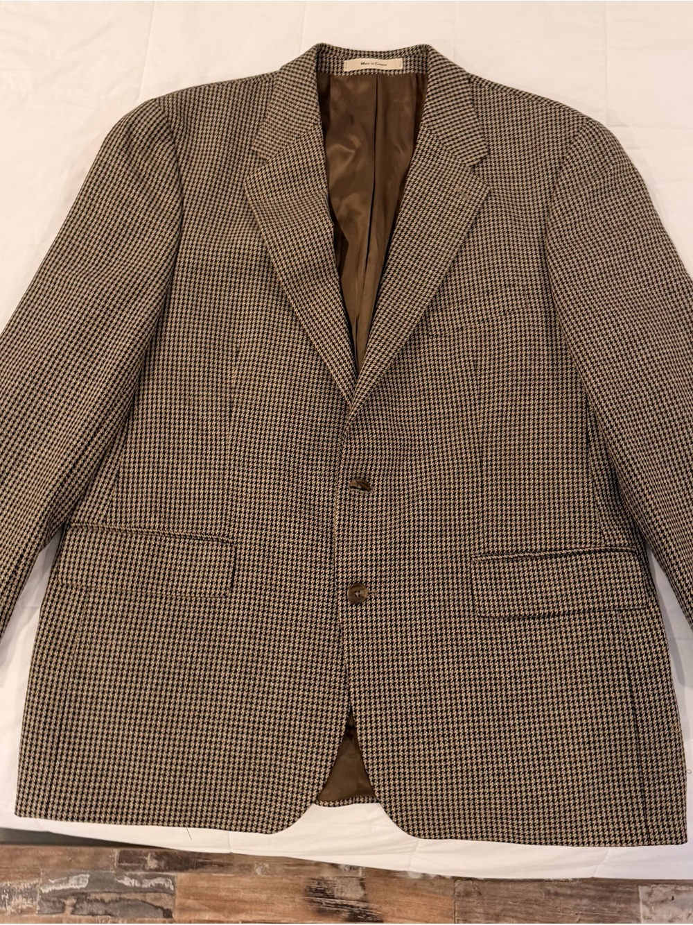 Ralph Lauren Brown Houndstooth Sport Coat